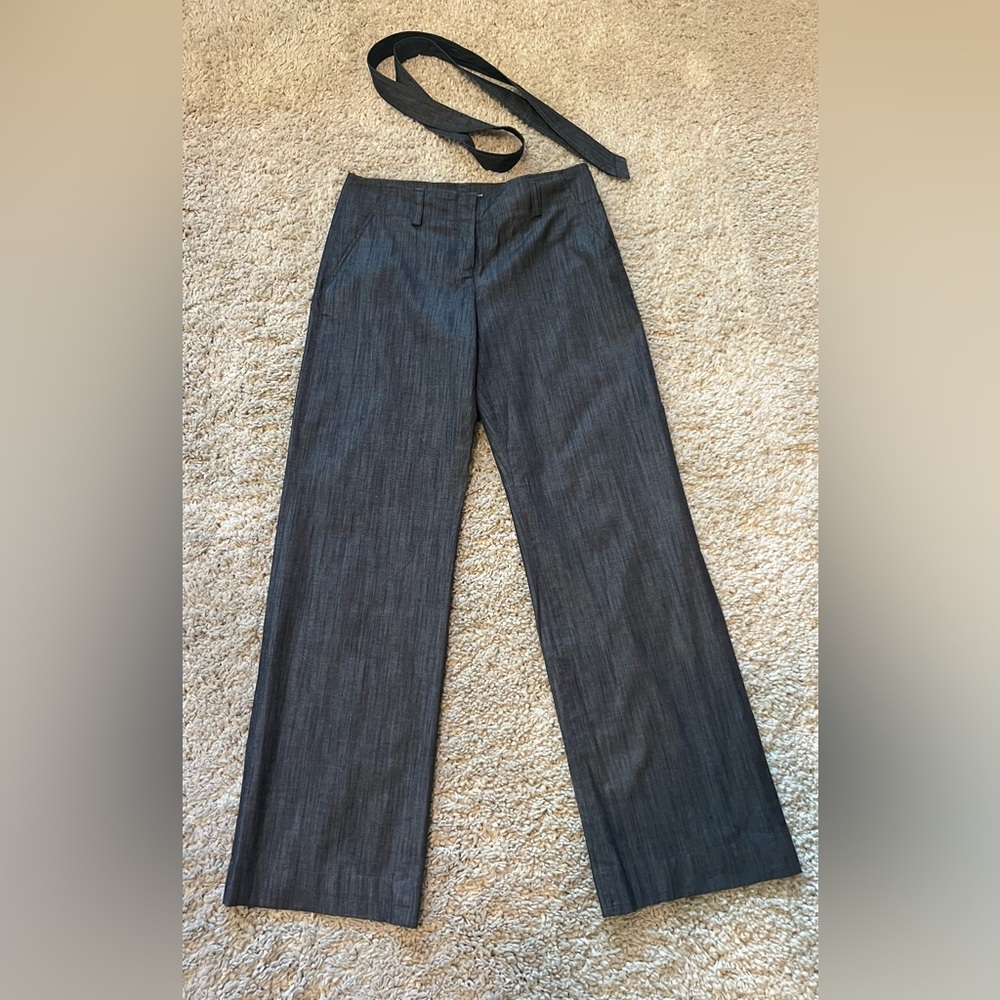 Calvin Klein Trouser Slacks Charcoal Gray Size 4